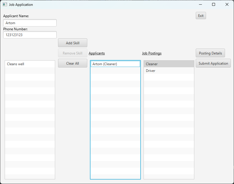 Job Application Portal